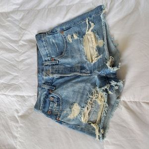 Levi's denim shorts- 25